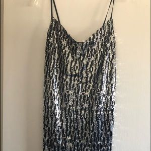 Tank Style Sequined  Dress